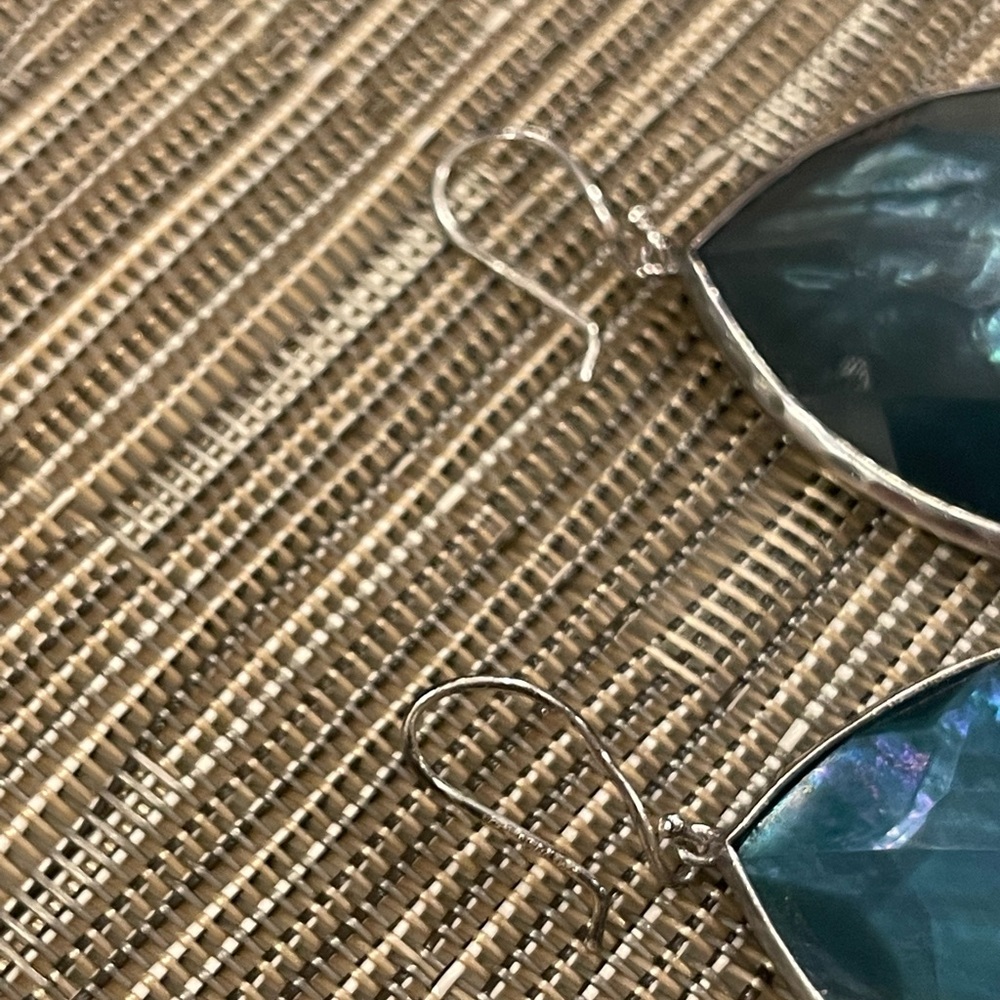 Ippolita Quartz & Mother of Pearl Rock Candy jumbo Teardrop Earrings - Picture 5 of 7